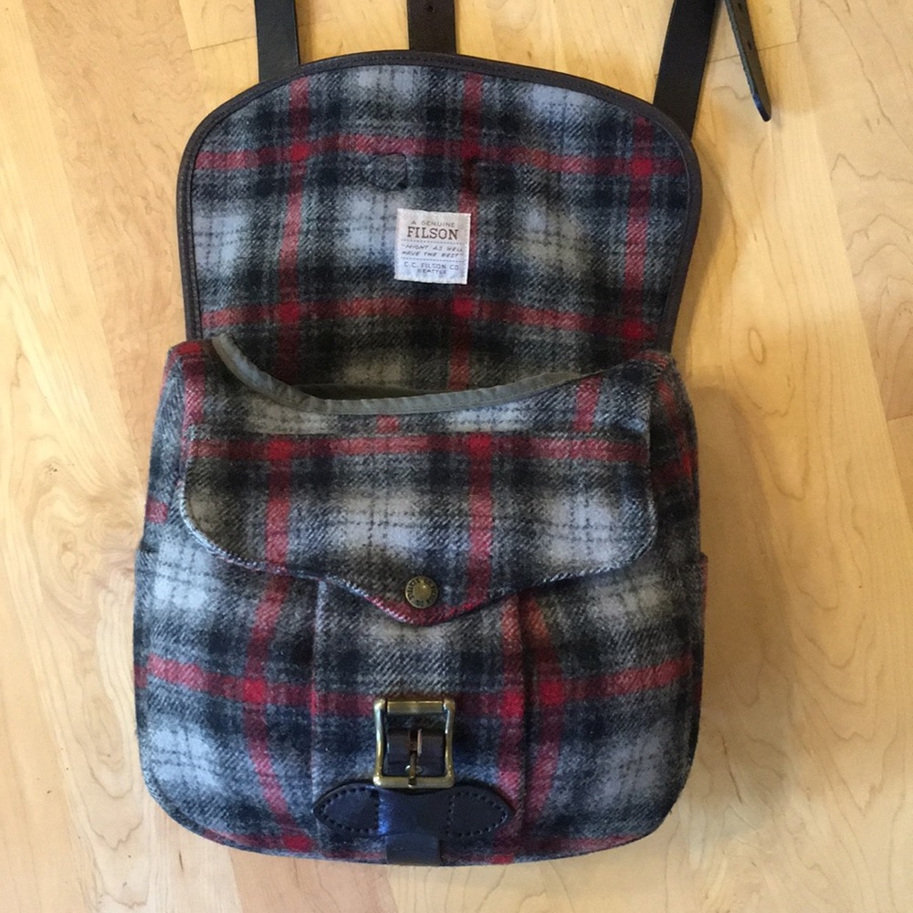FILSON | Small Feild Bag Tartan Plaid Wool - Picture 12 of 16